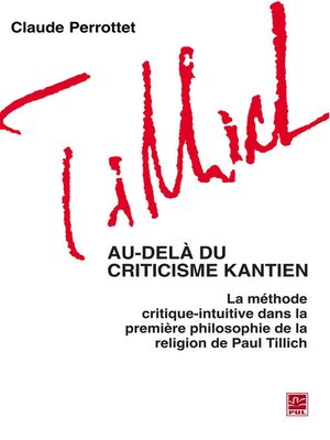 cover image of Au-delà du criticisme kantien
